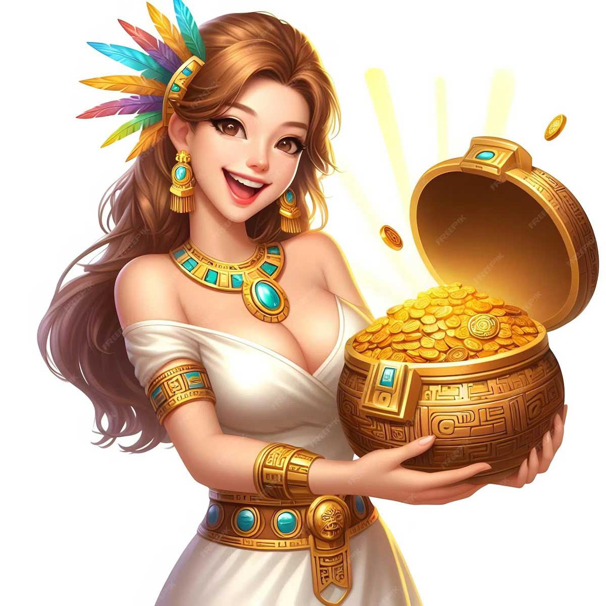 สล็อตสาวถ้ำ Treasures of Aztec ตำนานขุมทรัพย์แห่งชนเผ่าแอซเท็ก-seal789